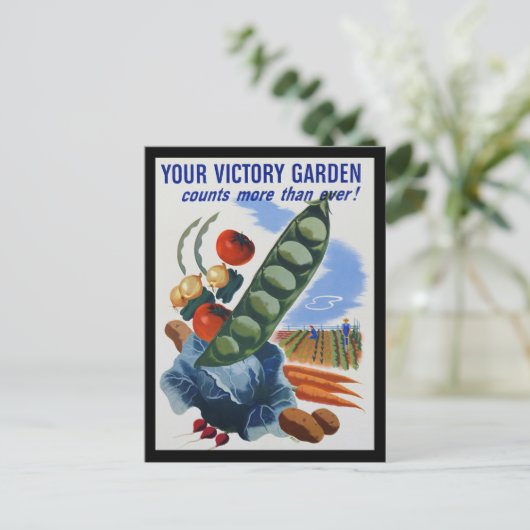 Victory Garden Briefkaart (Staand voorkant)