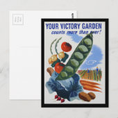 Victory Garden Briefkaart (Voorkant / Achterkant)