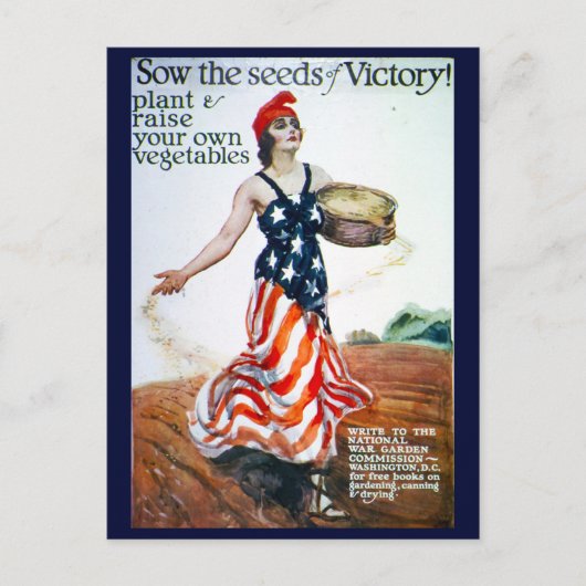 Victory Garden Briefkaart (Voorkant)