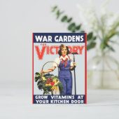 Victory Garden Briefkaart (Staand voorkant)
