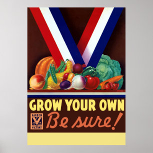 Victory Garden - Groei je eigen tuin Poster