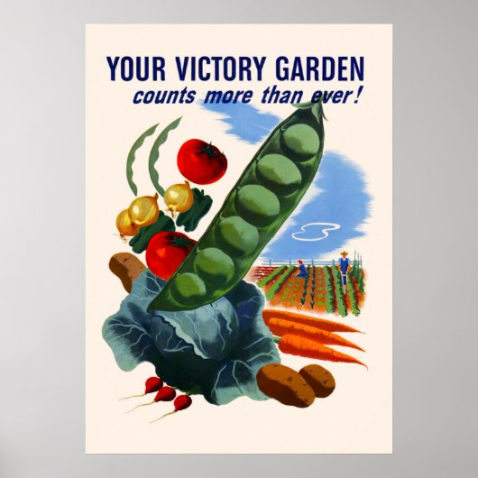 Victory Garden (groot) Poster (Voorkant)