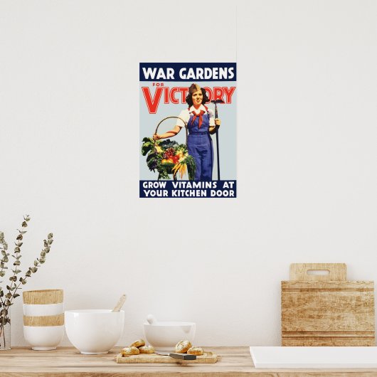 Victory Garden Poster (Keuken)