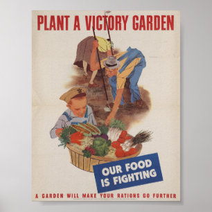 Victory Garden Vintage Poster