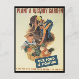 Victory Garden Wereldoorlog 2 Briefkaart