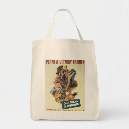 Victory Garden Wereldoorlog 2 Tote Bag (Voorkant)
