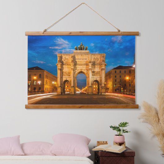 Victory Gate Munich Duitsland Hangend Wandkleed (Slaapkamer)