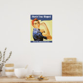 Victory Girl Rosie Riveter Custom Poster (Keuken)
