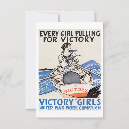 Victory Girls United War Work Campaign WWWII Poste Kaart (Voorkant)