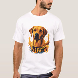Victory Gouden Labradorshirt voor Hondenliefhebber T-shirt