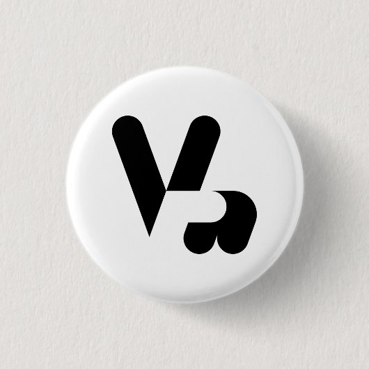 Victory Hand-symbool Ronde Button 3,2 Cm (Voorkant)