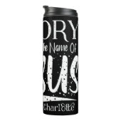  Victory In The Name Of Jesus Thermosbeker (Geroteerd rechts)