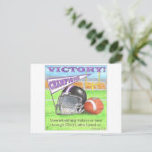 Victory Inspirerend Briefkaart (Staand voorkant)