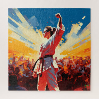 Victory Kick: Taekwondo Kampioen Moment Legpuzzel