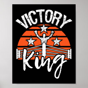 Victory King - Boksliefhebber Gymbokser Kickboksen Poster