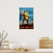 Victory Liberty Loan America World War Propaganda Poster (Keuken)