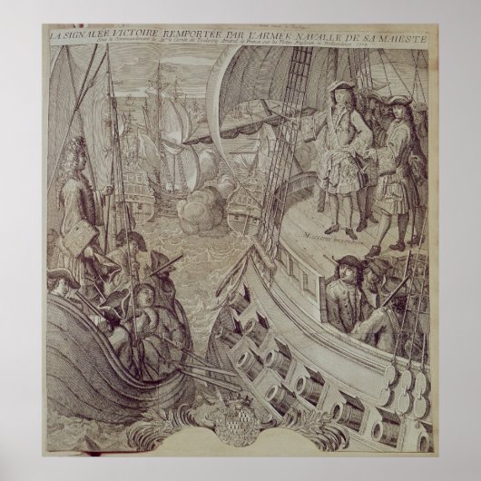 Victory of the Navy of Louis XIV Poster (Voorkant)