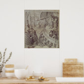Victory of the Navy of Louis XIV Poster (Keuken)