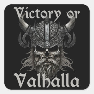 Victory of Valhalla Vierkante Sticker