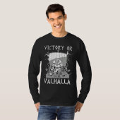Victory or Valhalla Nordic Odin Mythology Celtic   T-shirt (Voorkant volledig)