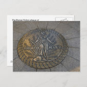 Victory plaque Briefkaart (Voorkant / Achterkant)