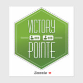 Victory Pointe Hexagon Sticker (Vel)