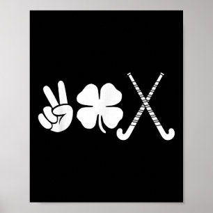 Victory Shamrock Field Hockey - veldhockeyspeler Poster