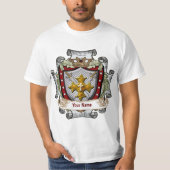 Victory Shield Achternaam T-shirt (Voorkant)