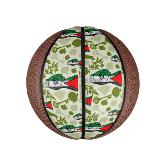 Victory Sign Hand Resistance Red Triangle Symbol Basketbal (Verticaal)