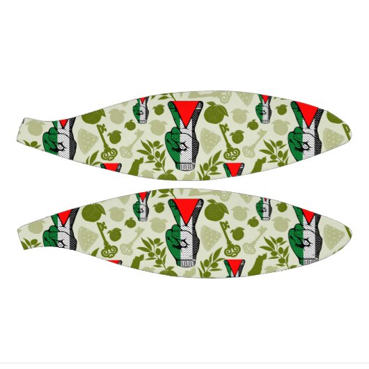 Victory Sign Hand Resistance Red Triangle Symbol Basketbal (Panelen)