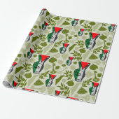 Victory Sign Hand Resistance Red Triangle Symbol Cadeaupapier (Uitgerold)