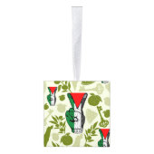 Victory Sign Hand Resistance Red Triangle Symbol Decoratie (Rechts)