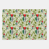 Victory Sign Hand Resistance Red Triangle Symbol Inpakpapier Vel (Voorkant 3)