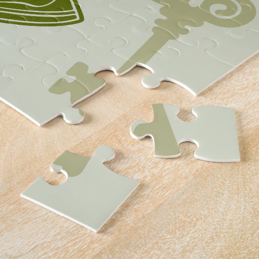 Victory Sign Hand Resistance Red Triangle Symbol Legpuzzel (Zijkant)