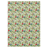 Victory Sign Hand Resistance Red Triangle Symbol Tafelkleed (Voorkant)