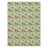 Victory Sign Hand Resistance Red Triangle Symbol Tafelkleed (Voorkant)