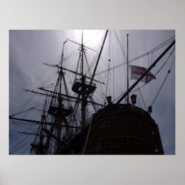 Victory Silhouette Poster