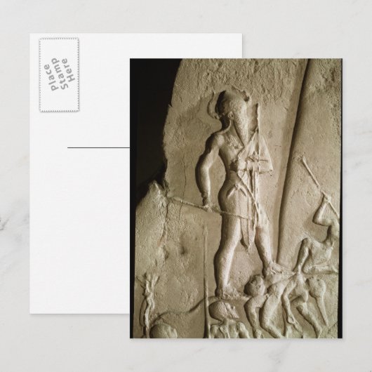Victory Stele van Naram-Sin Briefkaart (Voorkant / Achterkant)