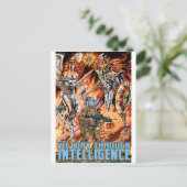 Victory Through Intelligence van Al Rio Briefkaart (Staand voorkant)