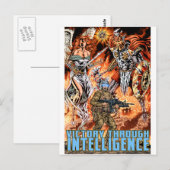 Victory Through Intelligence van Al Rio Briefkaart (Voorkant / Achterkant)