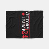 Victory Trump 2025 - Trump President 2025 - Trump Fleece Deken (Voorkant (Horizontaal))