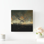 Victory Vierkante Klok (Huis)