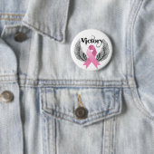 Victory Wings Breast Cancer Ronde Button 5,7 Cm (In situ)