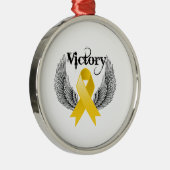 Victory Wings - Kinderkanker Metalen Ornament (Rechts)