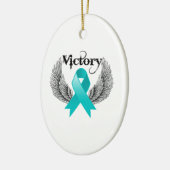 Victory Wings - Ovariumkanker Keramisch Ornament (Links)