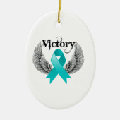 Victory Wings - Ovariumkanker Keramisch Ornament (Voorkant)