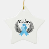 Victory Wings - Prostaatkanker Keramisch Ornament (Voorkant)