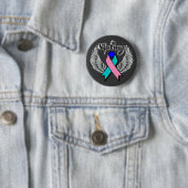 Victory Wings - Thyroid Cancer Ronde Button 5,7 Cm (In situ)