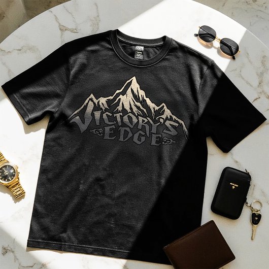Victory's Edge - Motivatie Design T-shirt