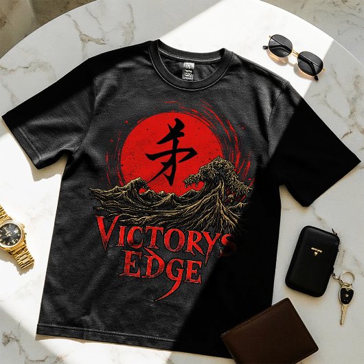 Victory's Edge - Motivatie Design T-shirt